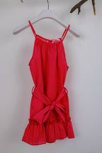 فستان بناتي منقط