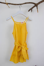 فستان بناتي منقط