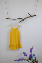 فستان بناتي منقط