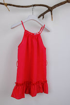 فستان بناتي منقط