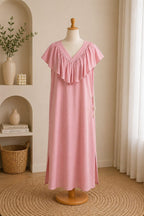 RUFFLED WOMEN DRESS