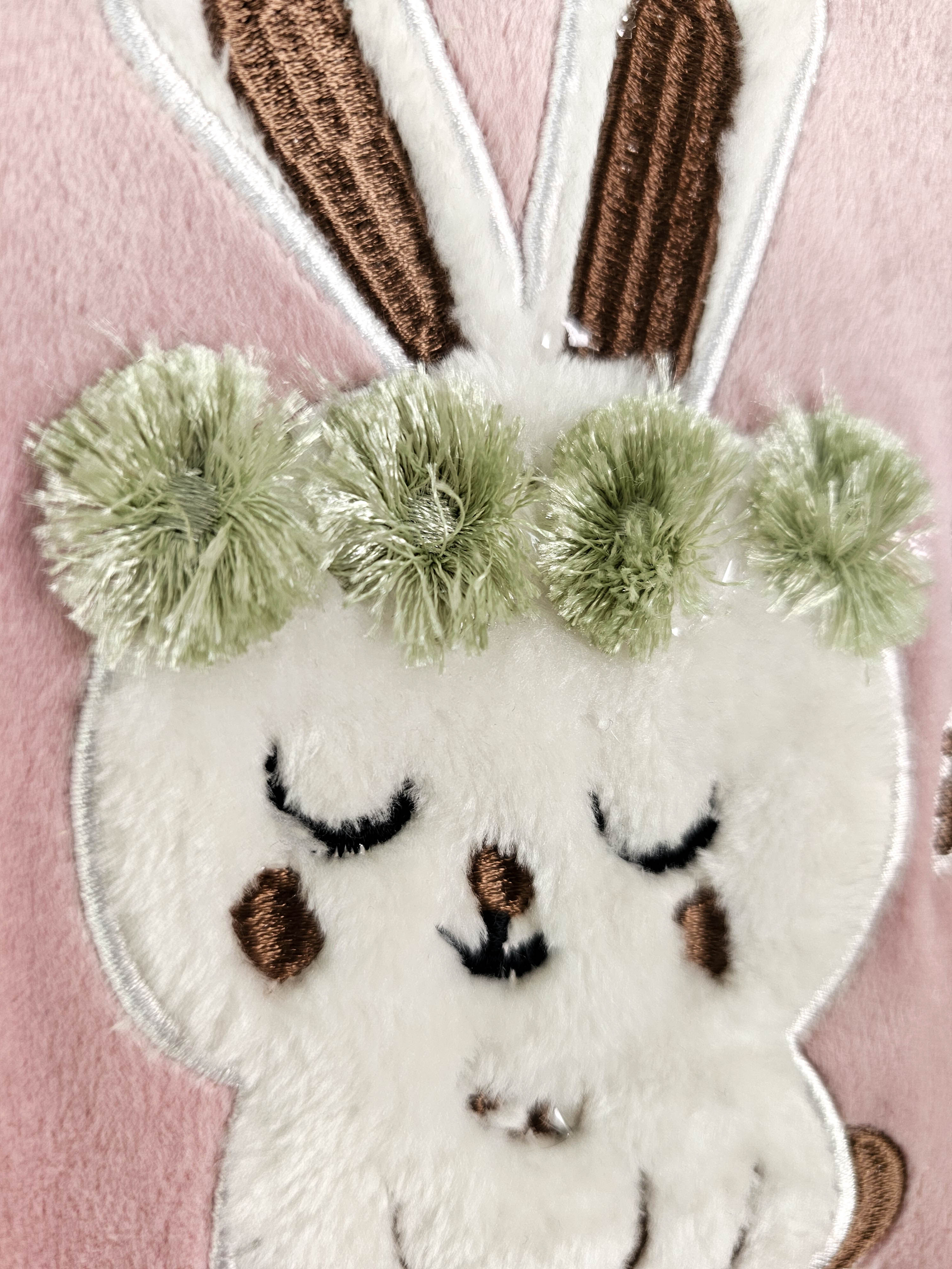 Going to bed Rabbit Pant Set Kids Girls