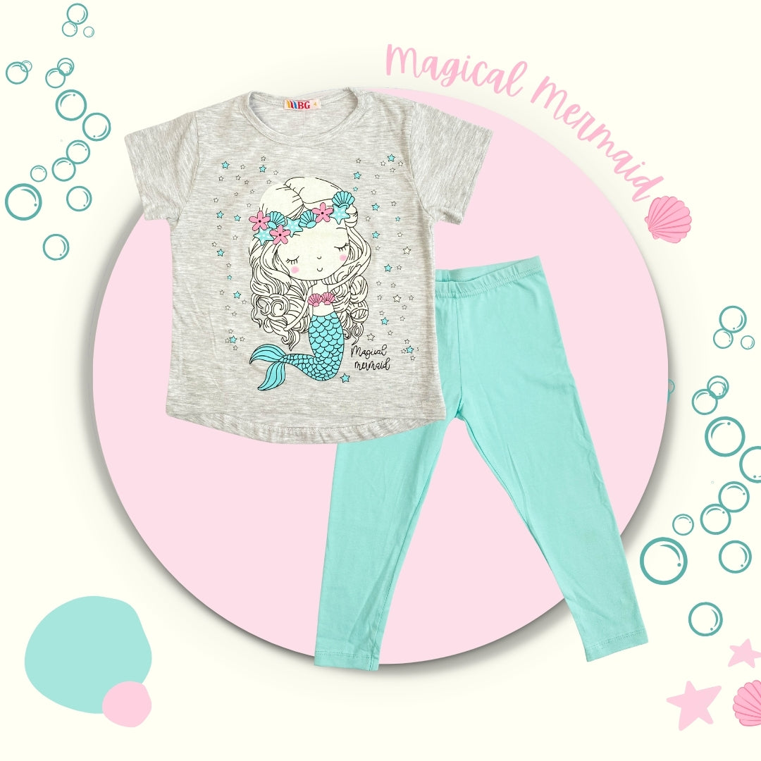 Little Mermaid Girls Set