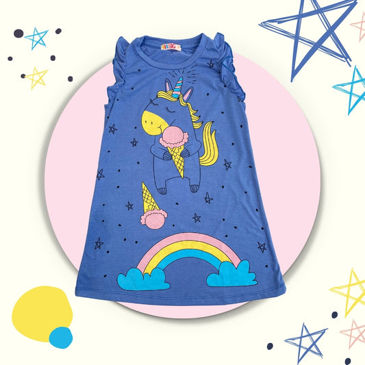 Unicorn Dress Kids And Girls