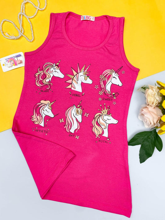 Variant unicorns girls dress