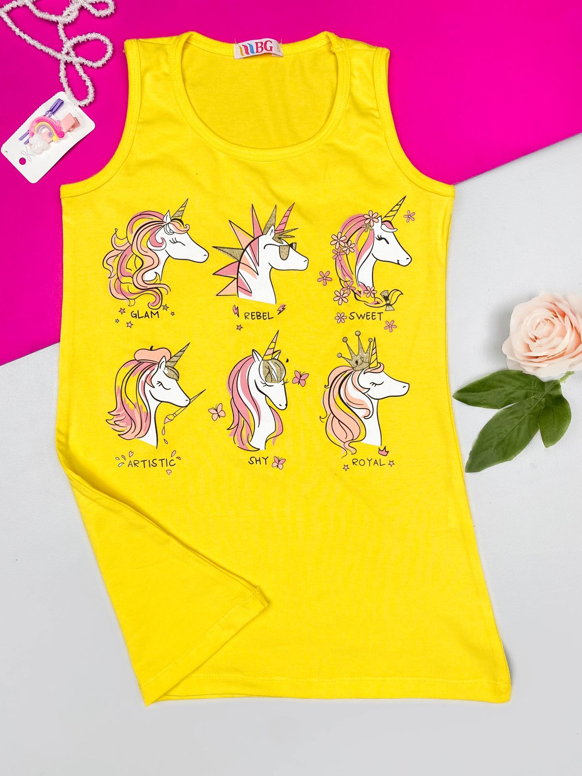 Variant unicorns girls dress