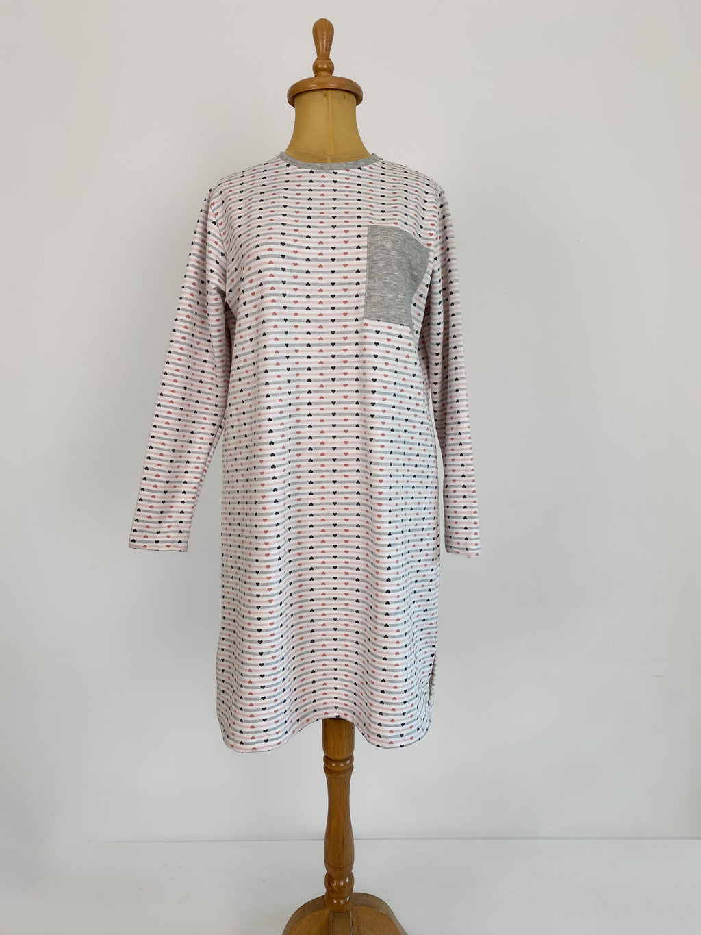 AllOver Heart Women Night Gown