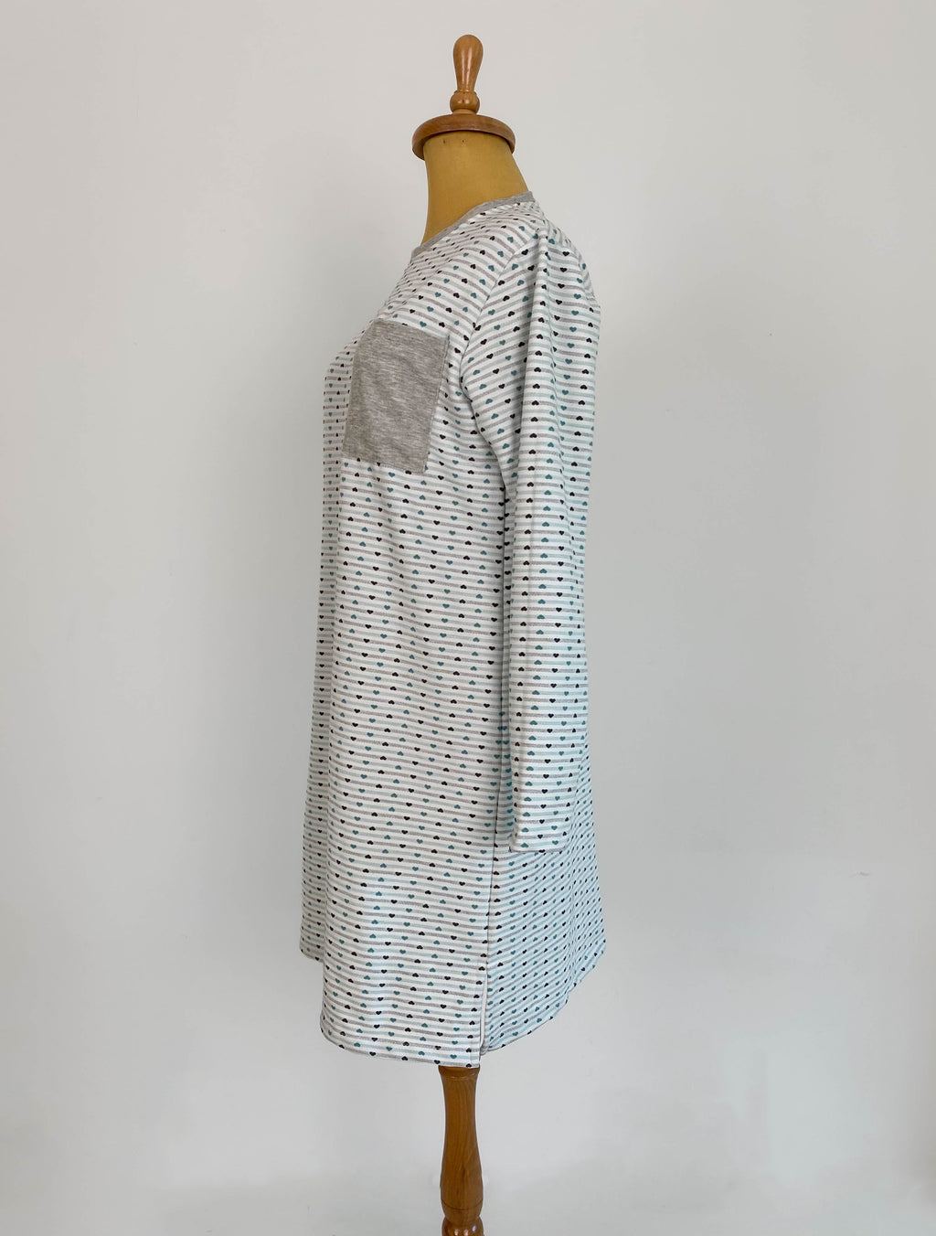 AllOver Heart Women Night Gown