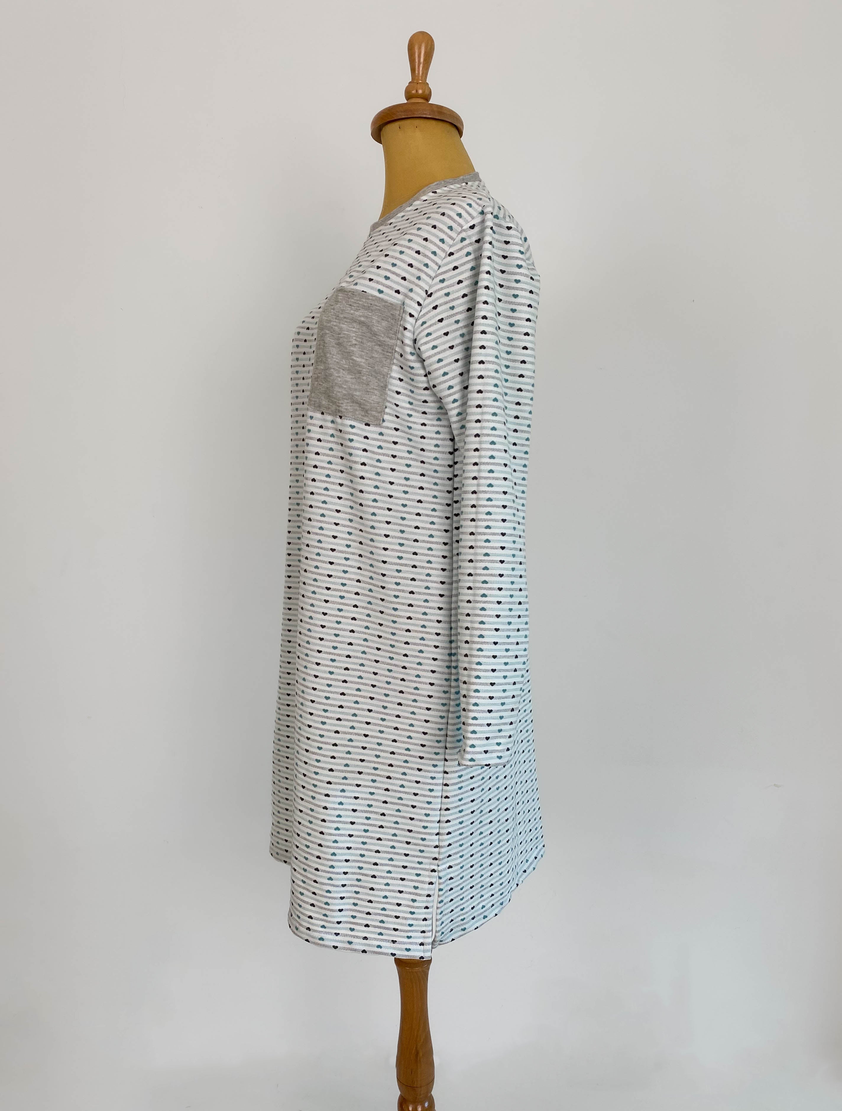 AllOver Heart Women Night Gown