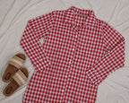Plaided Women Shirt Dress