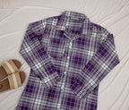 Plaided Women Shirt Dress