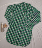Plaided Women Shirt Dress