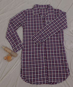Plaided Women Shirt Dress