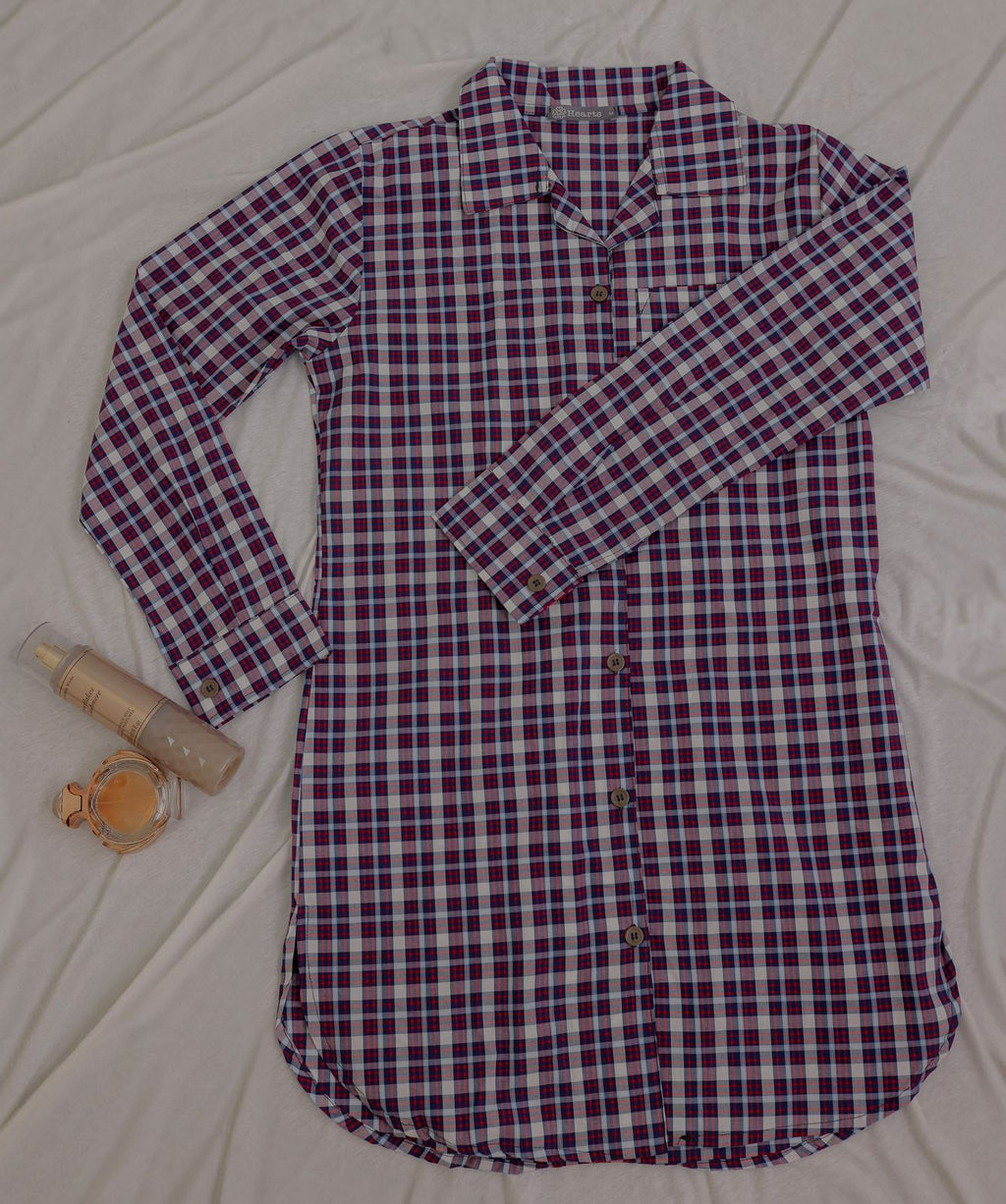 Plaided Women Shirt Dress