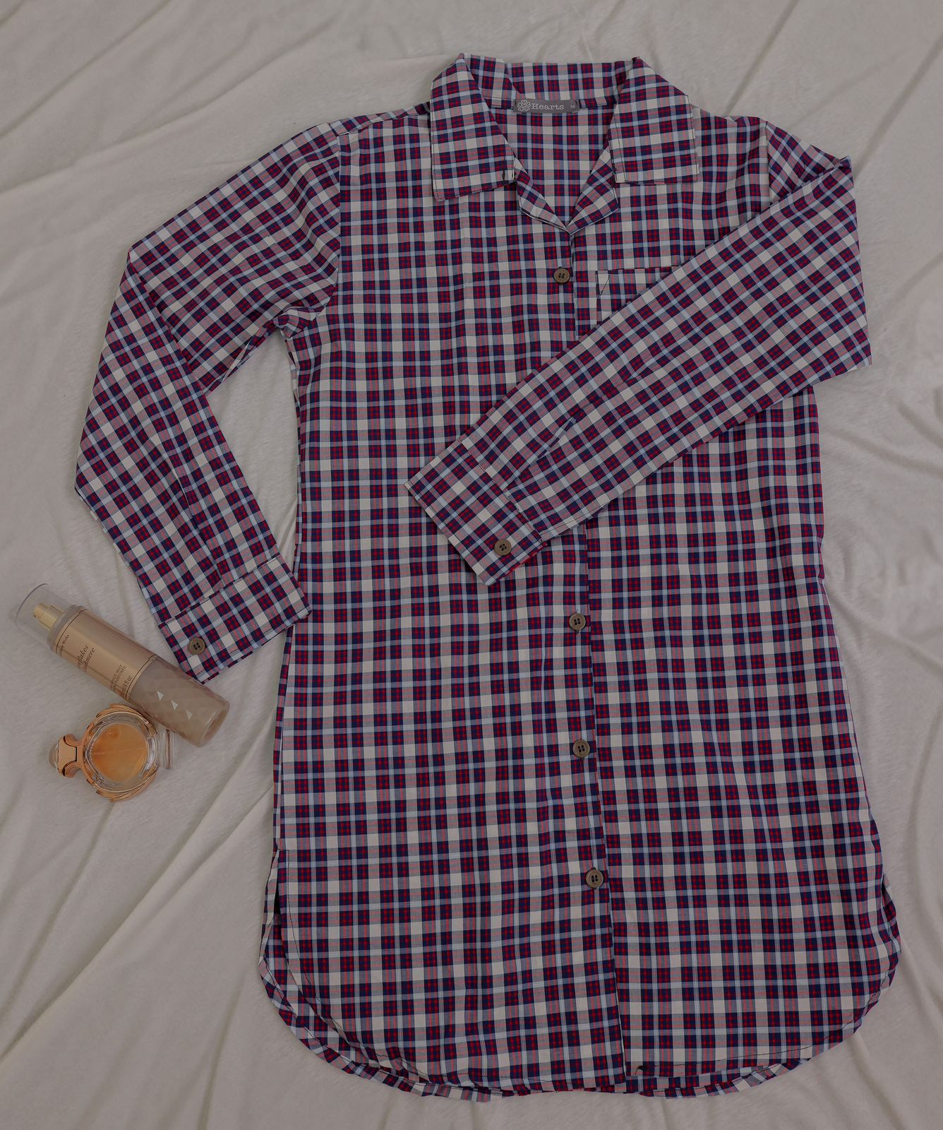 Plaided Women Shirt Dress