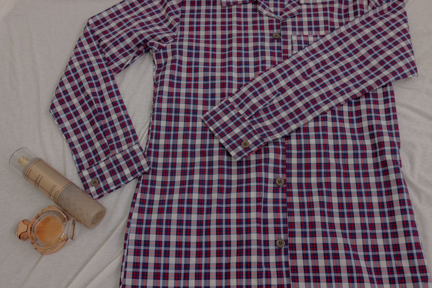 Plaided Women Shirt Dress
