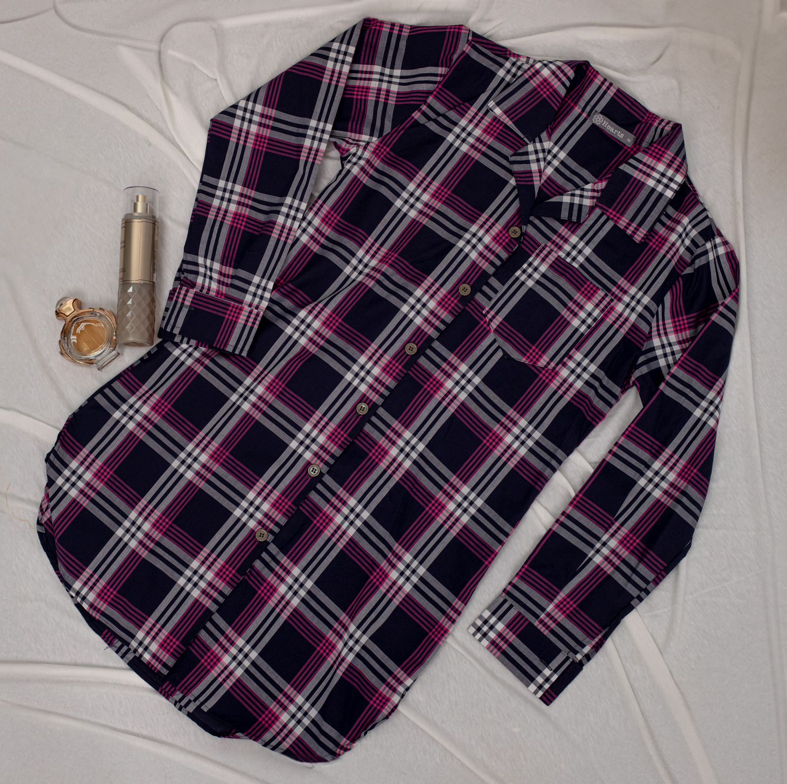 Plaided Women Shirt Dress