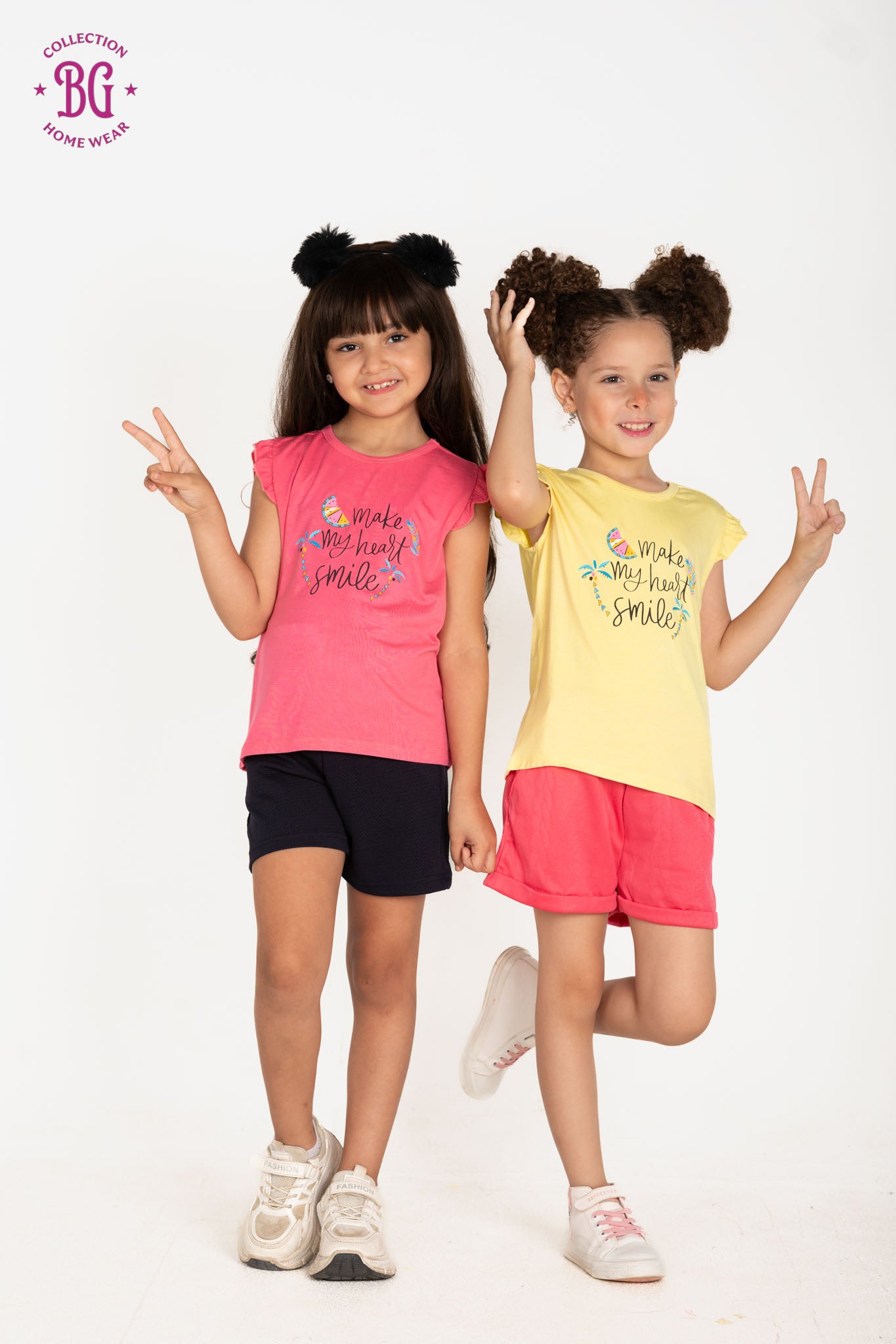 Make My Heart Smile Short Set Kids