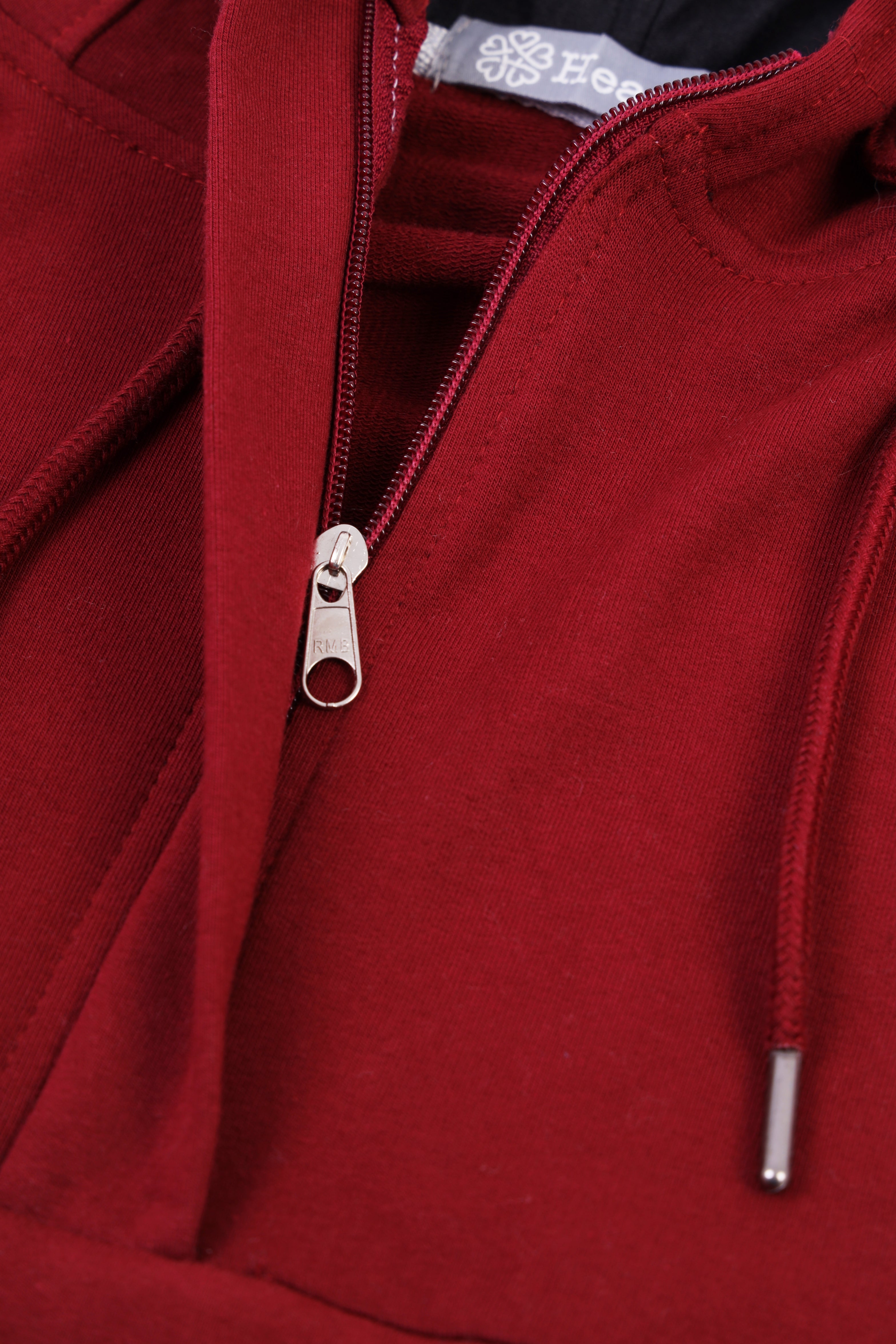 Burgundy Basic Women Pant Set