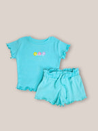 Evelyn Girls Lounge Short Set