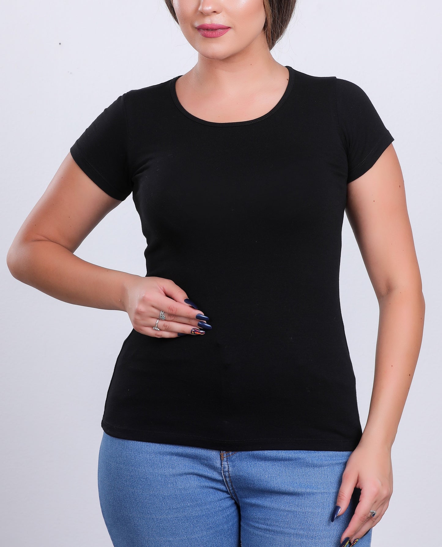 Basic Women Half Sleeve Top