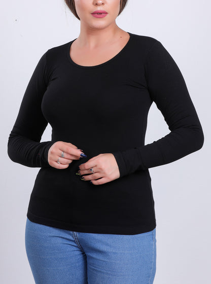 Basic Women Long Sleeve Top