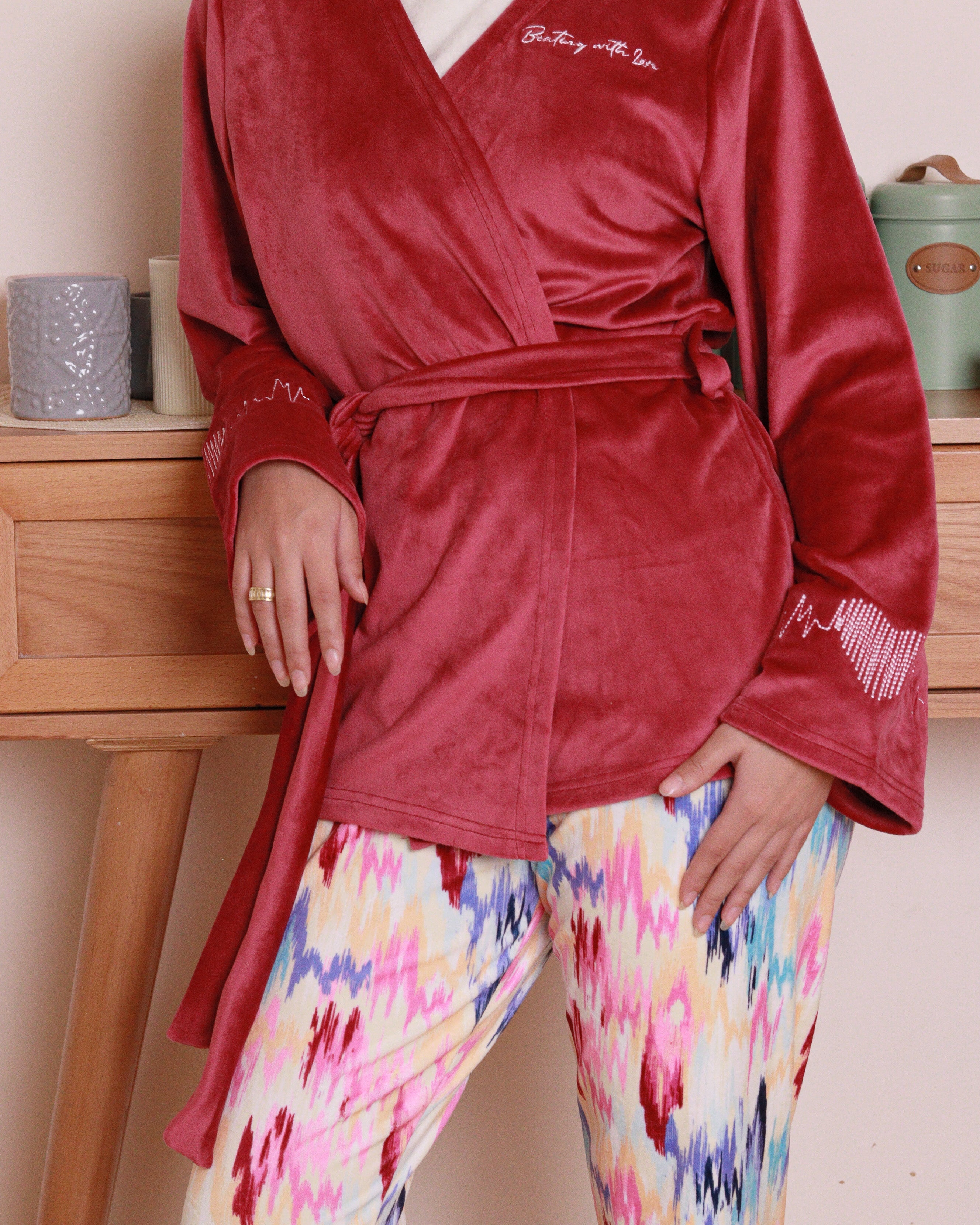 Beating with Love Women Pant Set