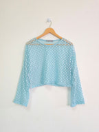 Kai Women Sheer Long Sleeves Lounge Top