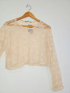 Kai Women Sheer Long Sleeves Lounge Top