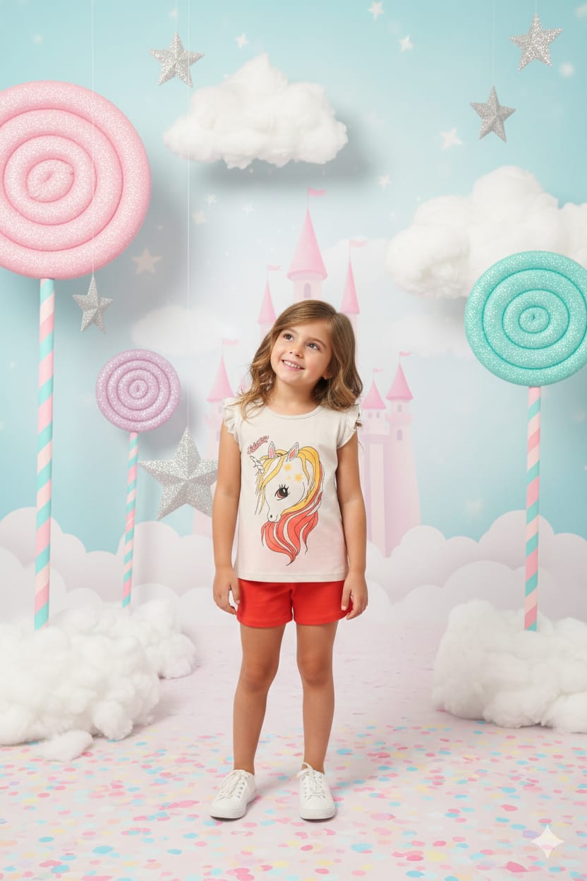 Unicorn Short Set