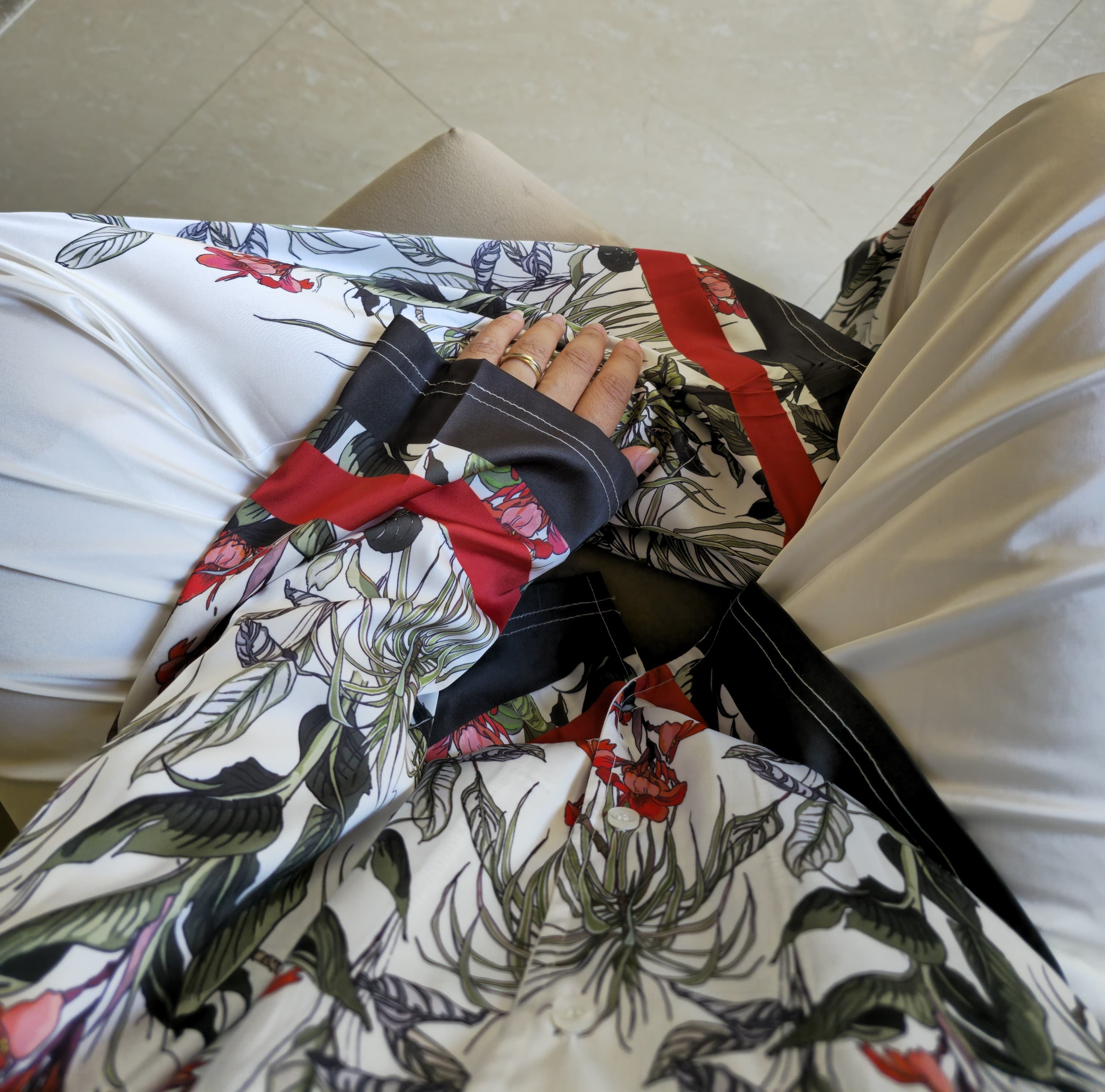 Sylvia Satin Pant Set