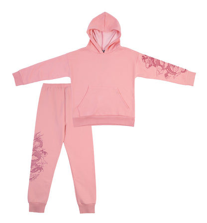 Dragon Embroidered Women Pant Set